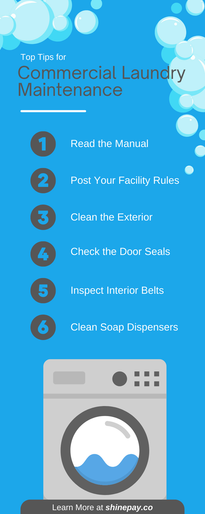 Top 10 Tips for Commercial Laundry Maintenance