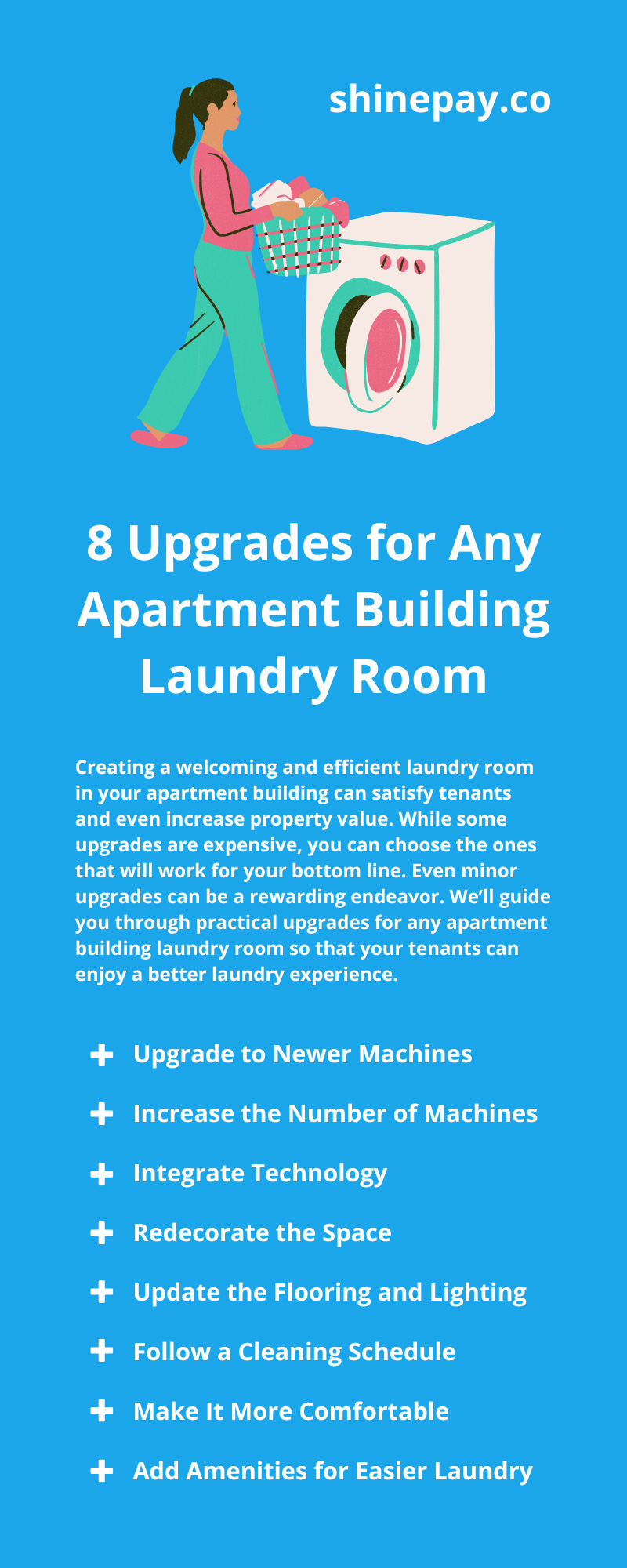 8 Upgrades for Any Apartment Building Laundry Room
