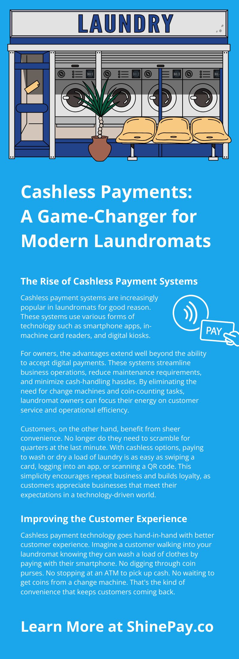 Cashless Payments: A Game-Changer for Modern Laundromats
